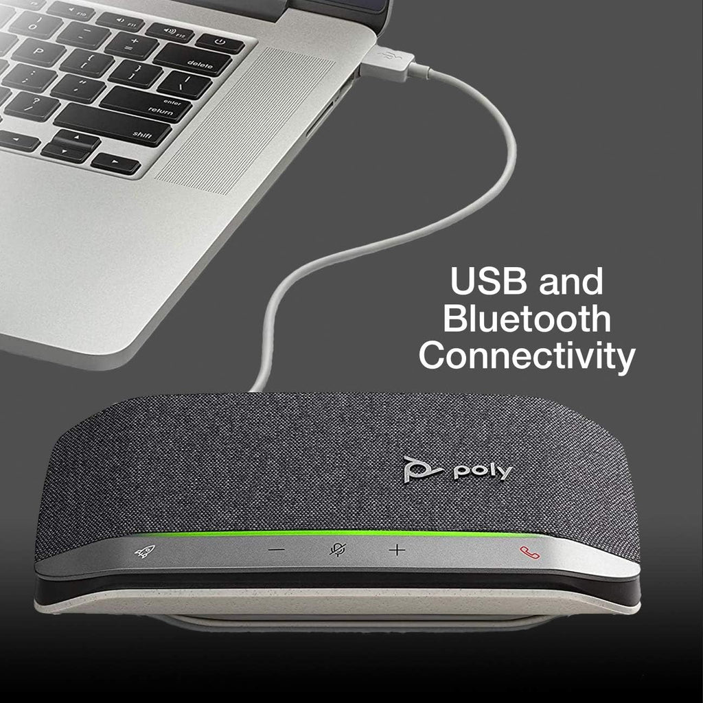 GTW Bundle with  SYNC 20+ USB-A Bluetooth Speakerphone W/Dongle and Charger - for Streaming Voice/Video, Distance Learning, Remote Work, School,Conferencing Apps - Zoom, Webex, Meet, Teams