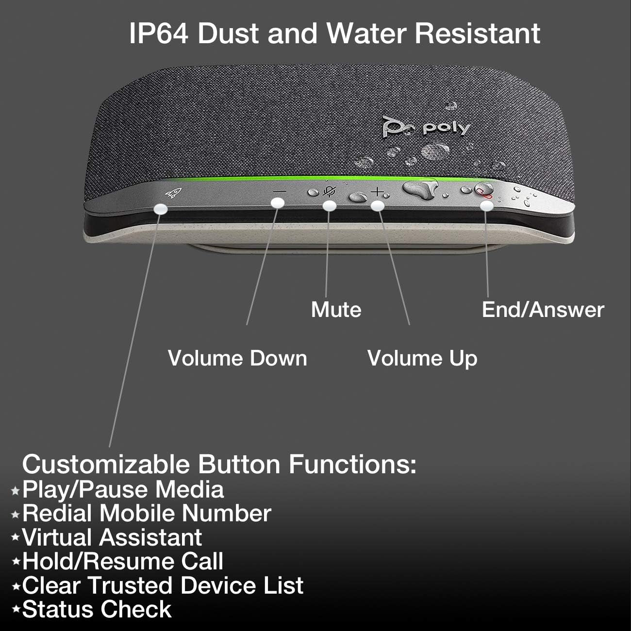 GTW Bundle with  SYNC 20+ USB-A Bluetooth Speakerphone W/Dongle and Charger - for Streaming Voice/Video, Distance Learning, Remote Work, School,Conferencing Apps - Zoom, Webex, Meet, Teams