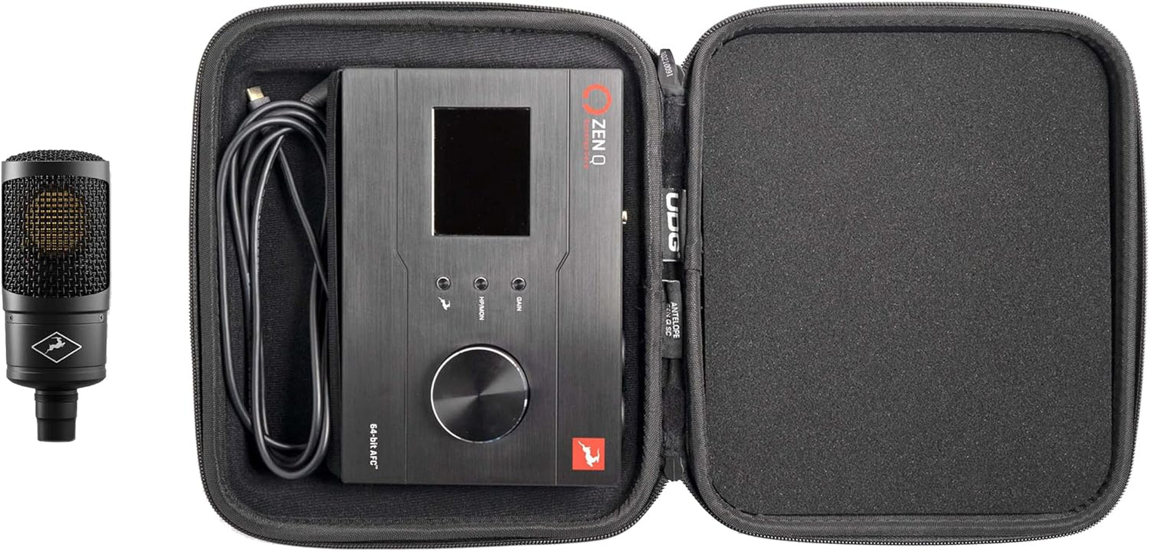 Zen Q Synergy Core 14X10 Bus-Powered Thunderbolt 3 Audio Interface with Edge Solo Mic, Bitwig Studio DAW, Limited Edition Case and 37 FX Included