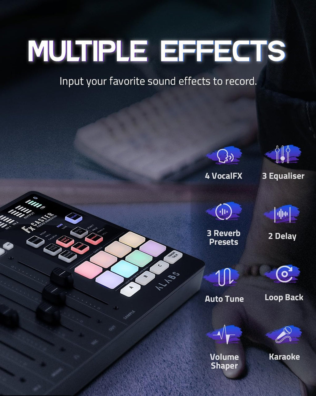 Fxcaster Podcast Equipment Bundle - All-In-One Podcasting Starter Setup with ...