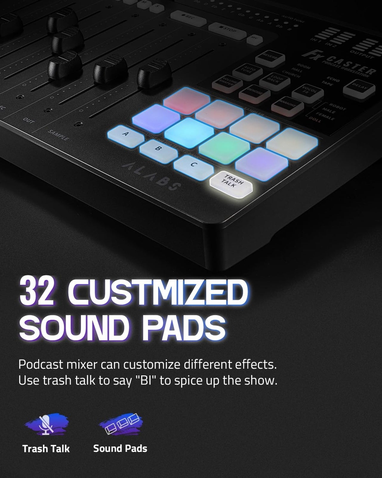 Fxcaster Podcast Equipment Bundle - All-In-One Podcasting Starter Setup with ...