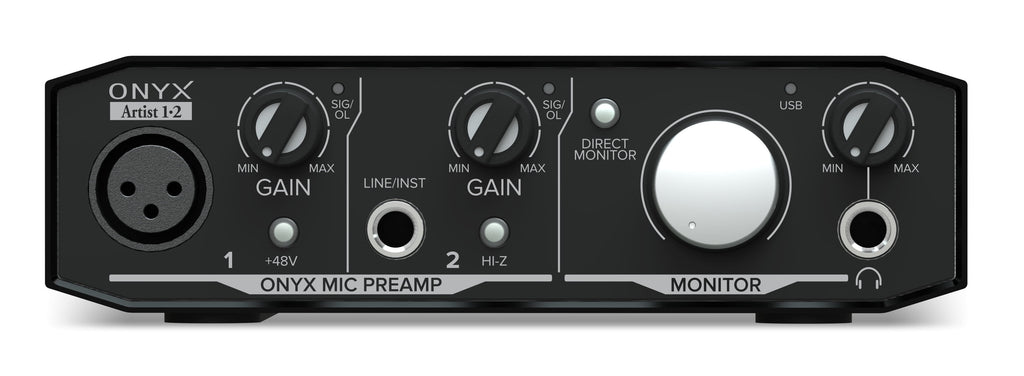 Onyx Artist 1.2 USB Audio Interface, Black